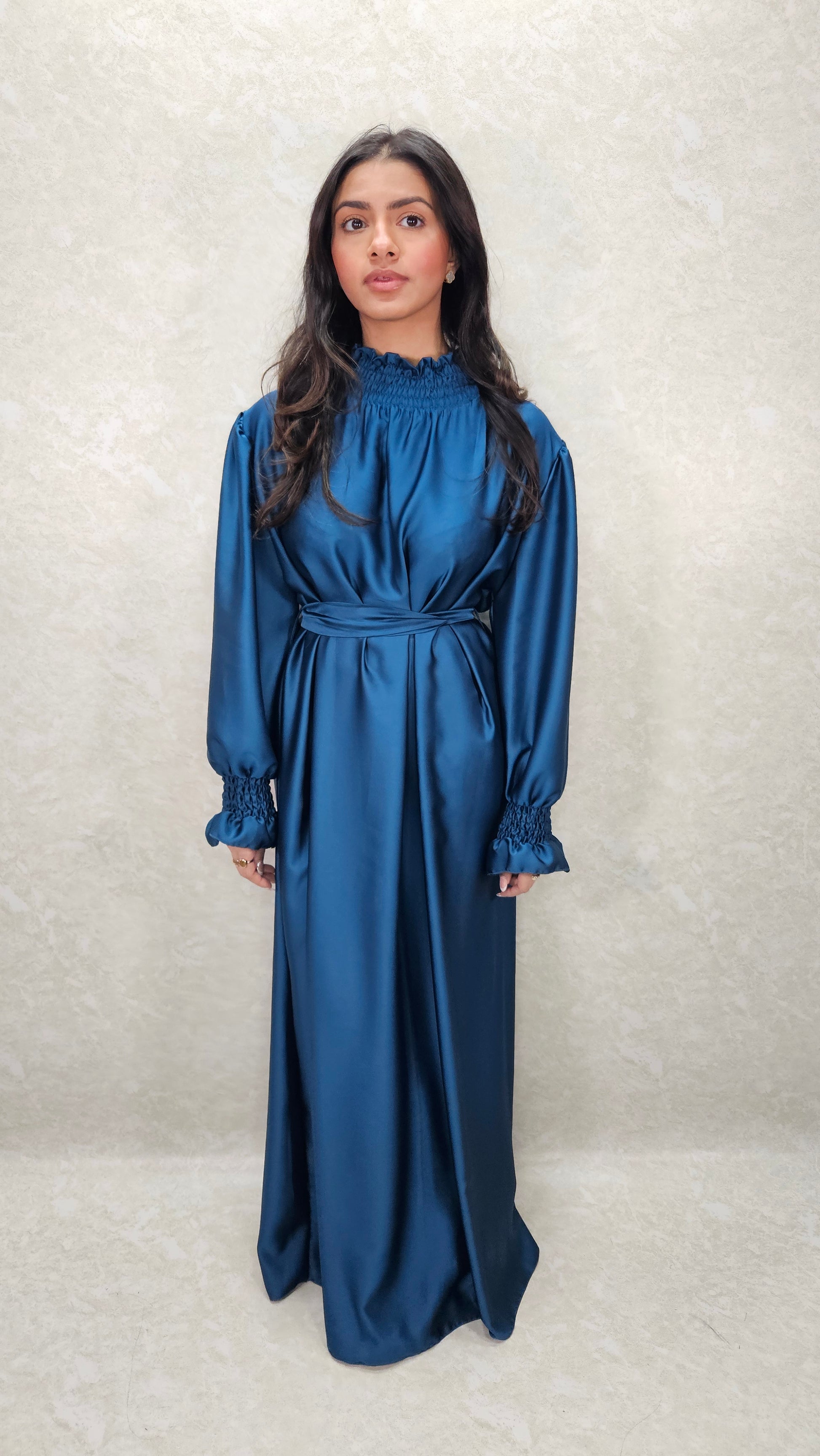 HOUSE OF DOLLS MODEST SATIN DRESS