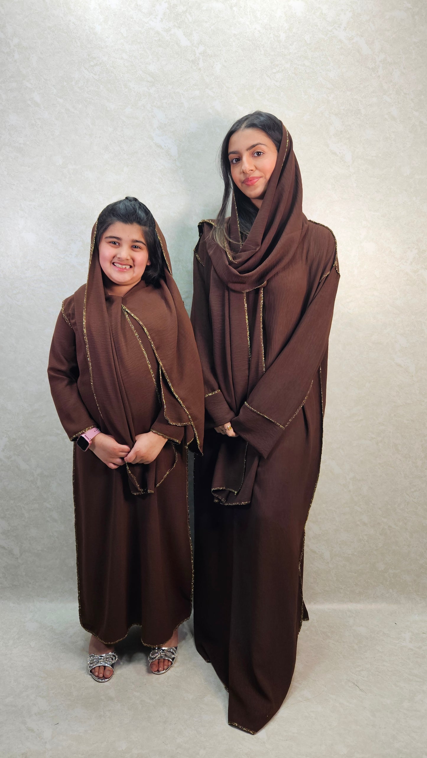 MOTHER DAUGHTER MATCHING ABAYA DRESS