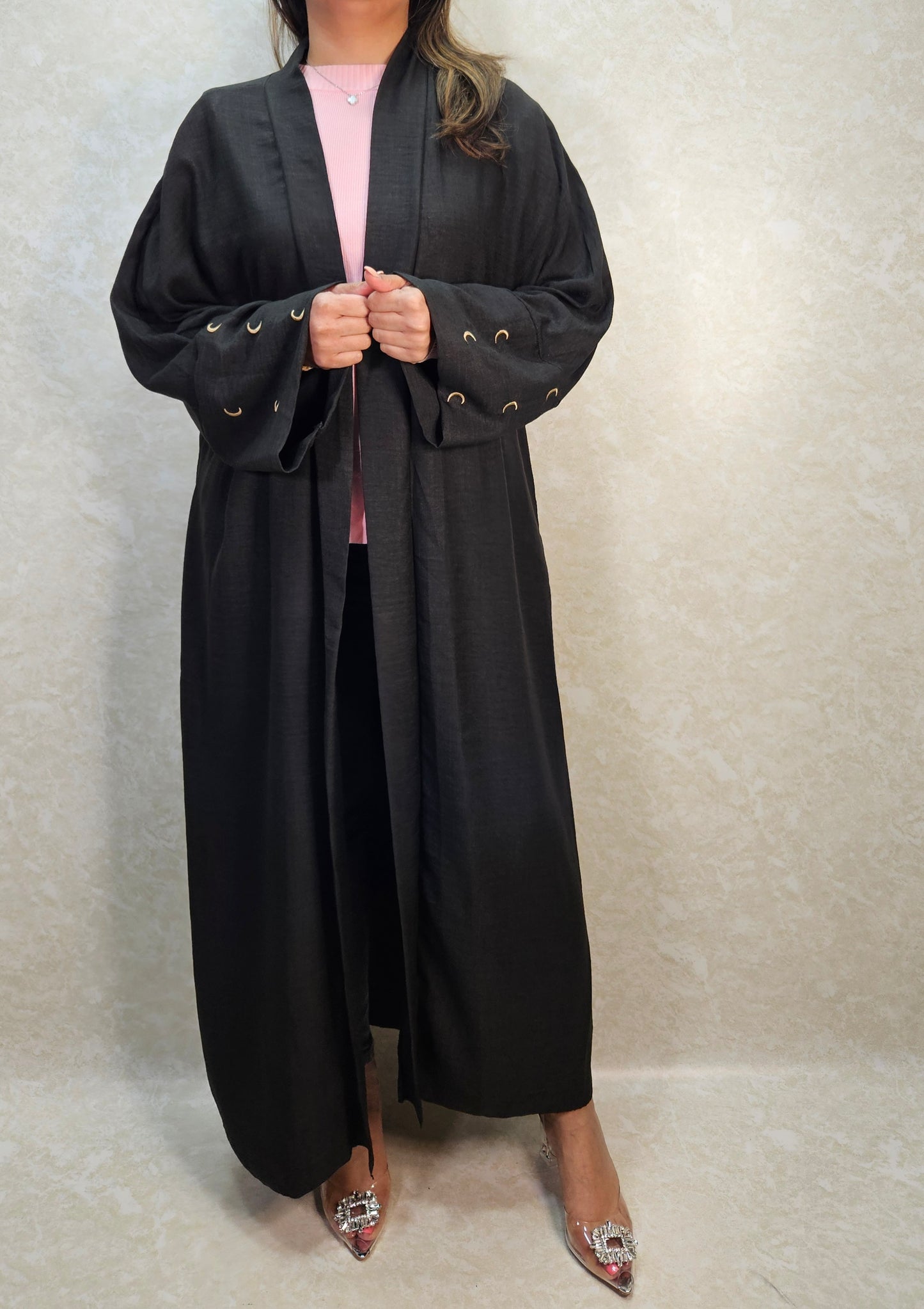 chand moon kimono open abaya