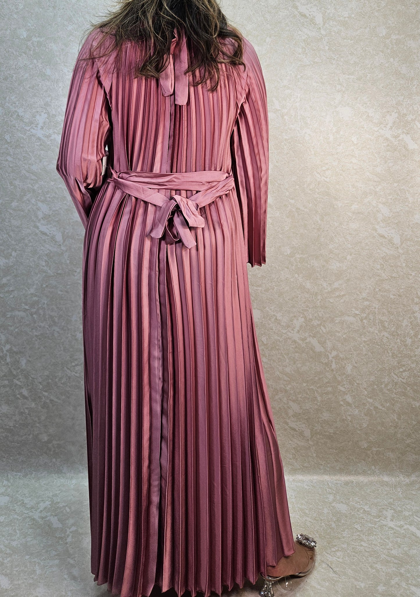 KOKO PLEATED DRESS PINK