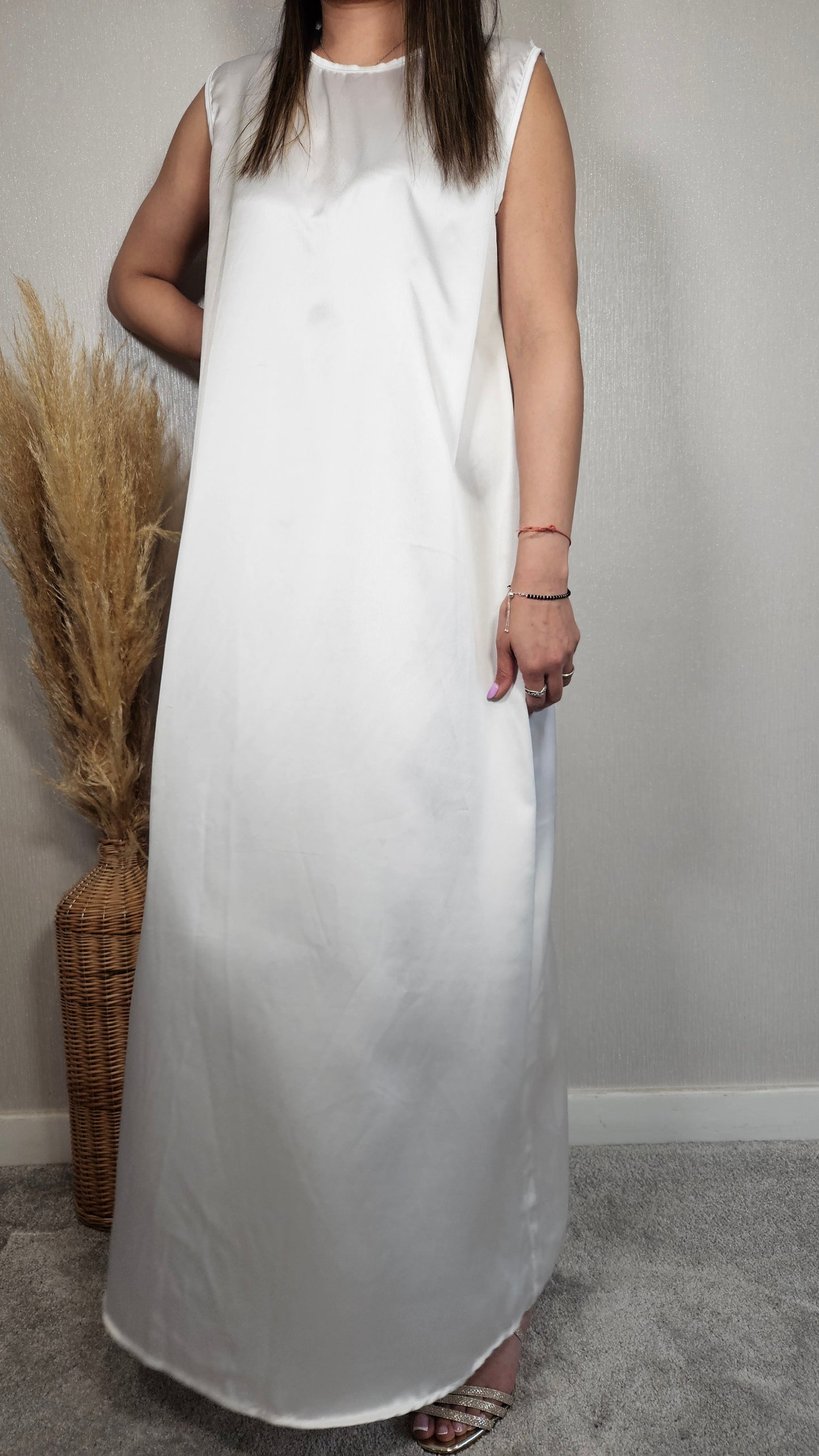 SLIP DRESSES WHITE