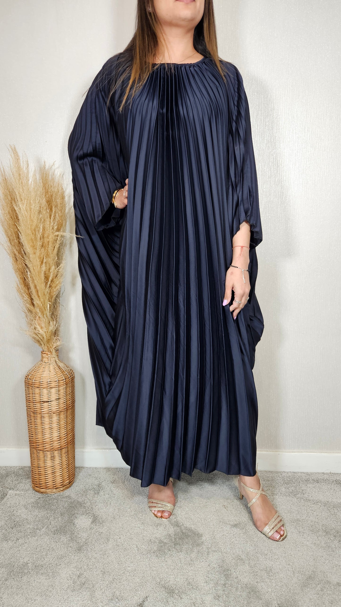 KAYA MAXI DRESS NAVY BLUE