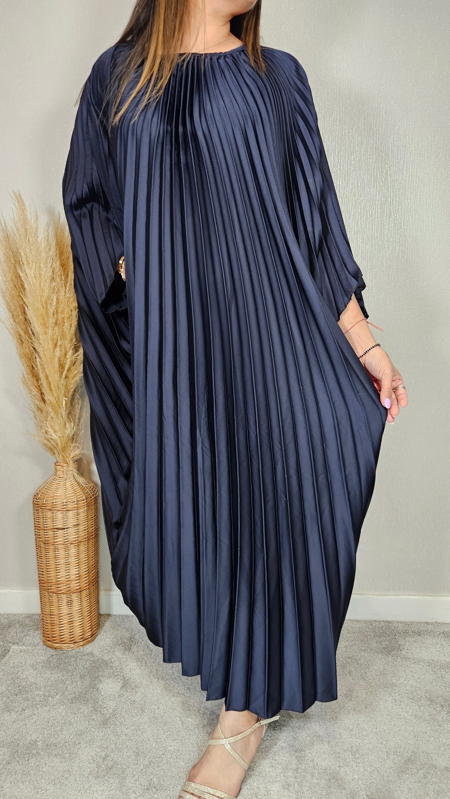 KAYA MAXI DRESS NAVY BLUE