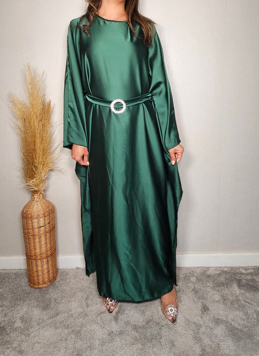 BIBA DRESS EMERALD GREEN