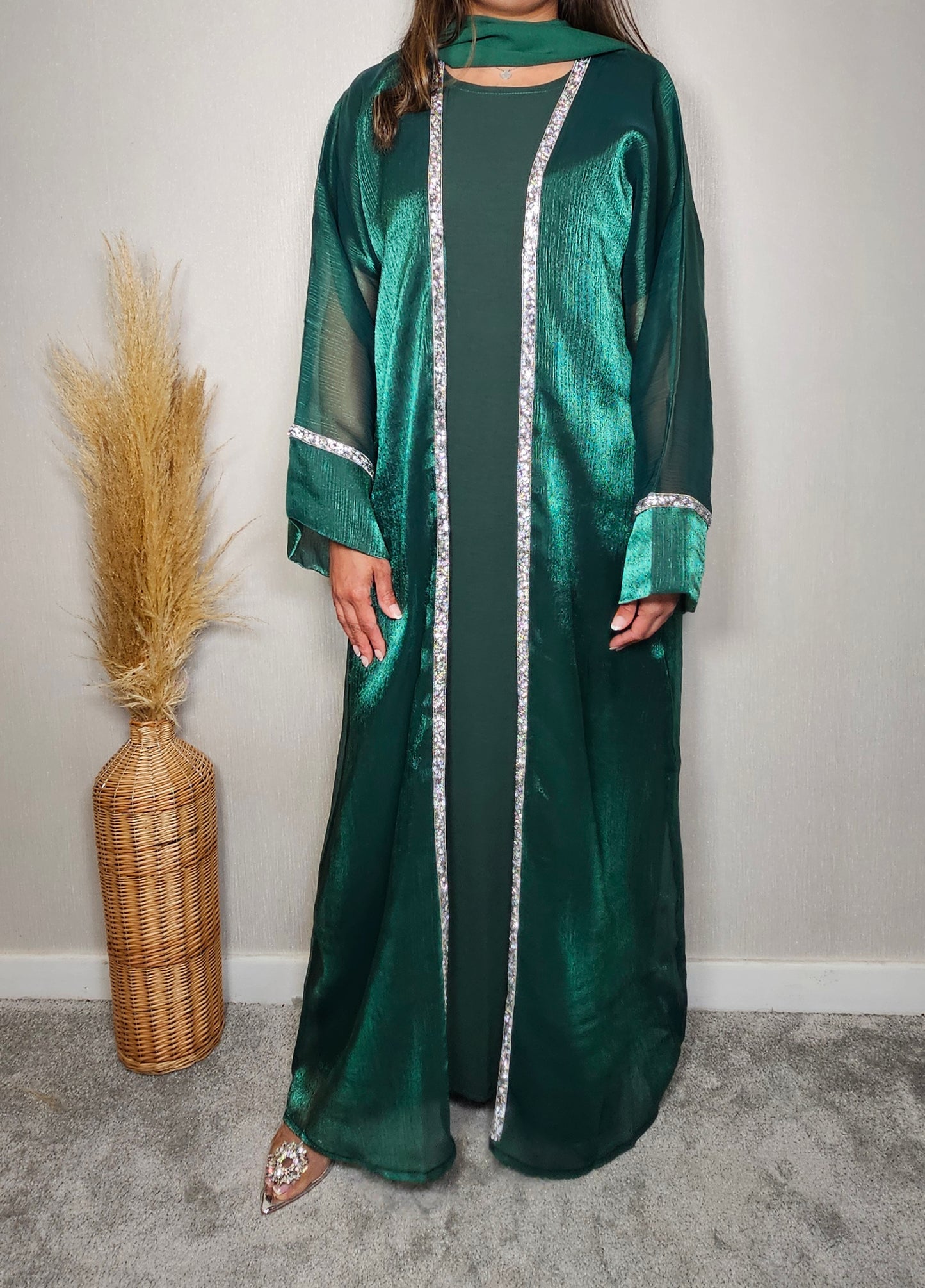 BELLA ABAYA DRESS GREEN