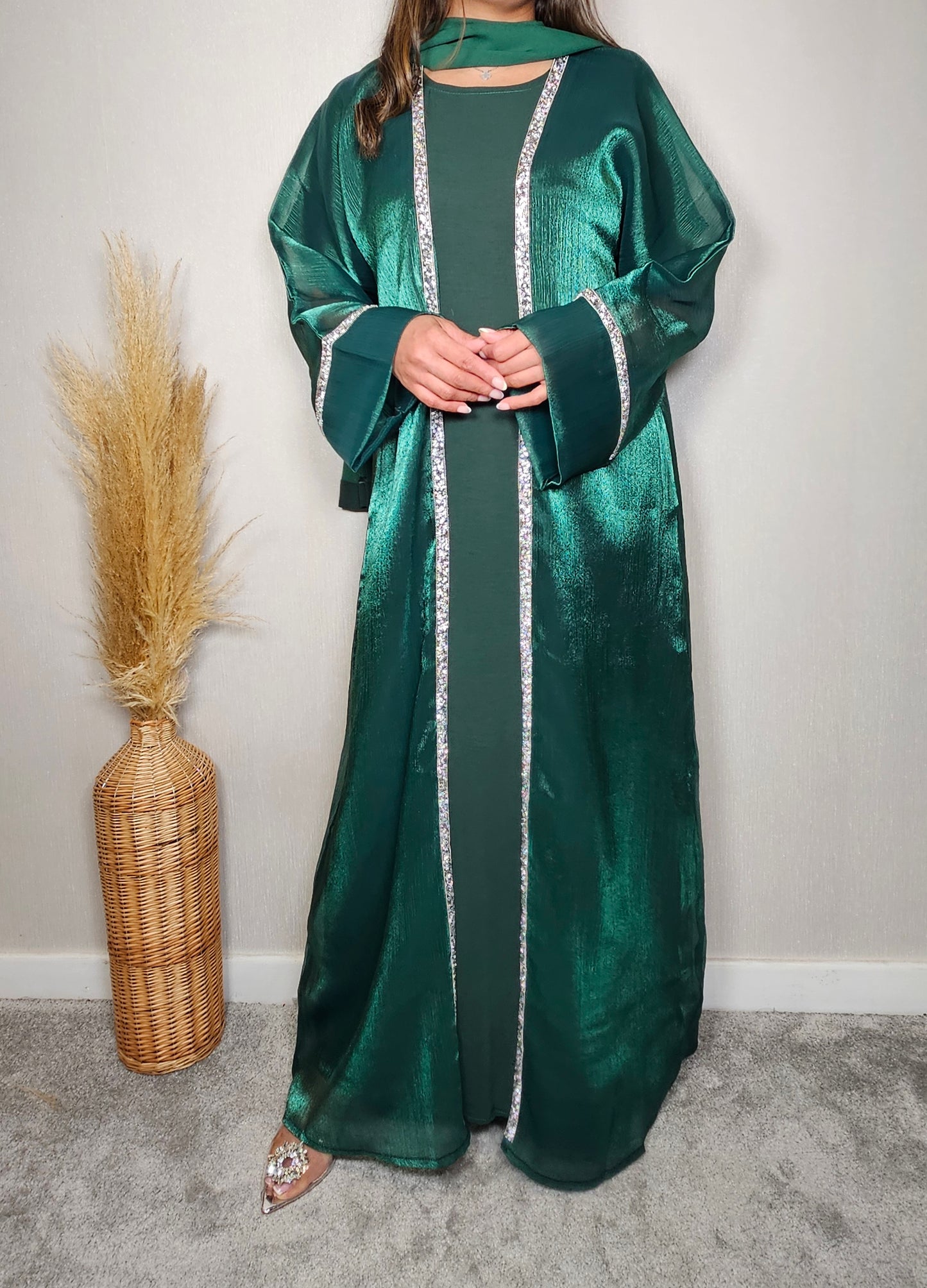 BELLA ABAYA DRESS GREEN