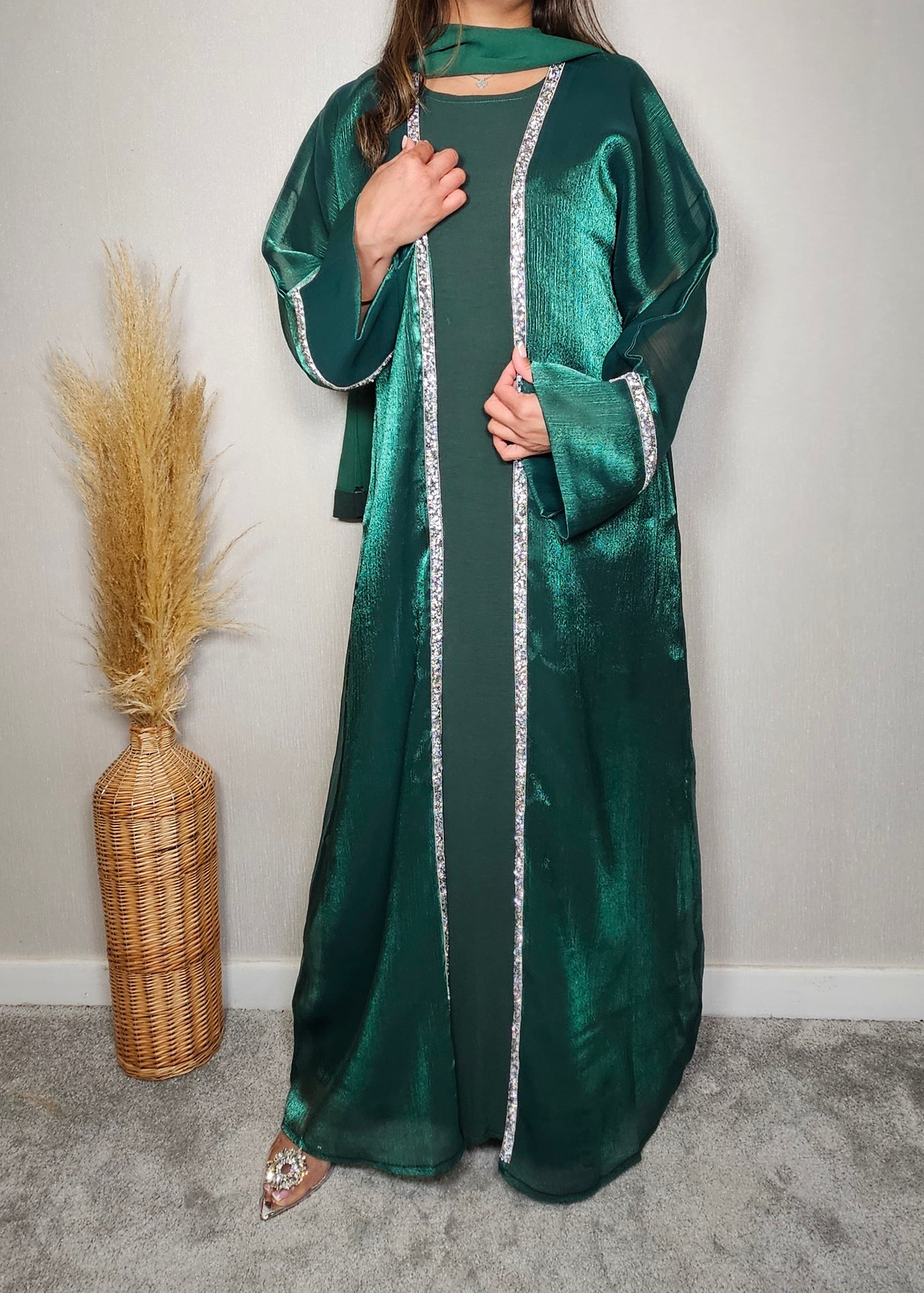 BELLA ABAYA DRESS GREEN