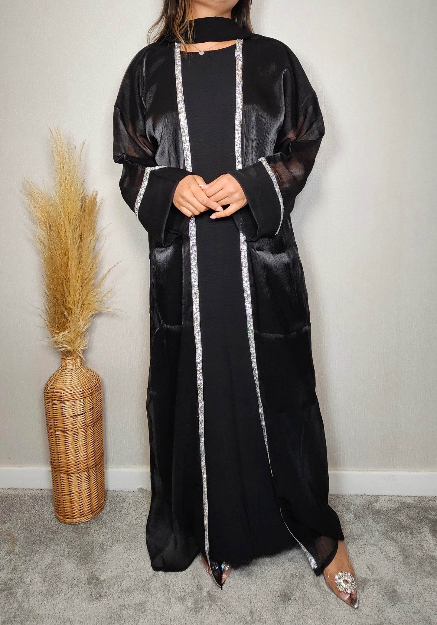 BELLA ABAYA DRESS BLACK