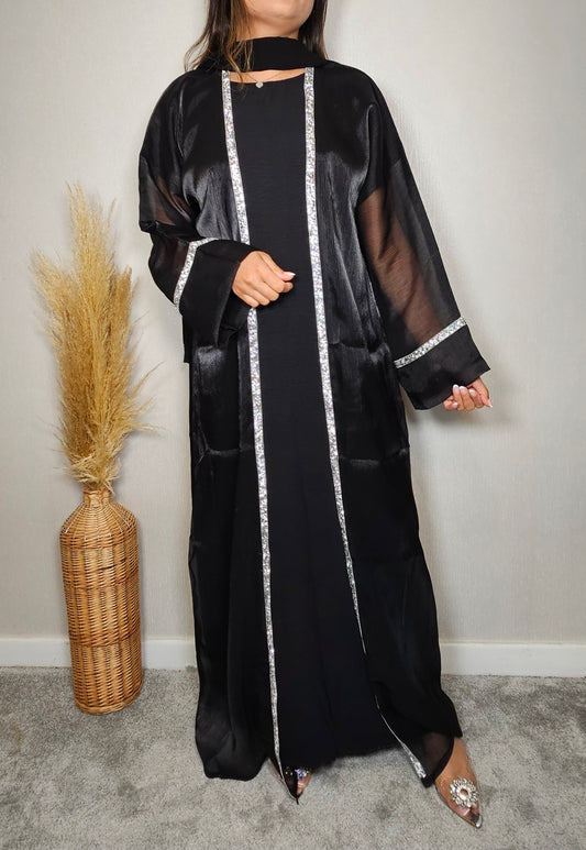 BLACK ABAYA DRESS