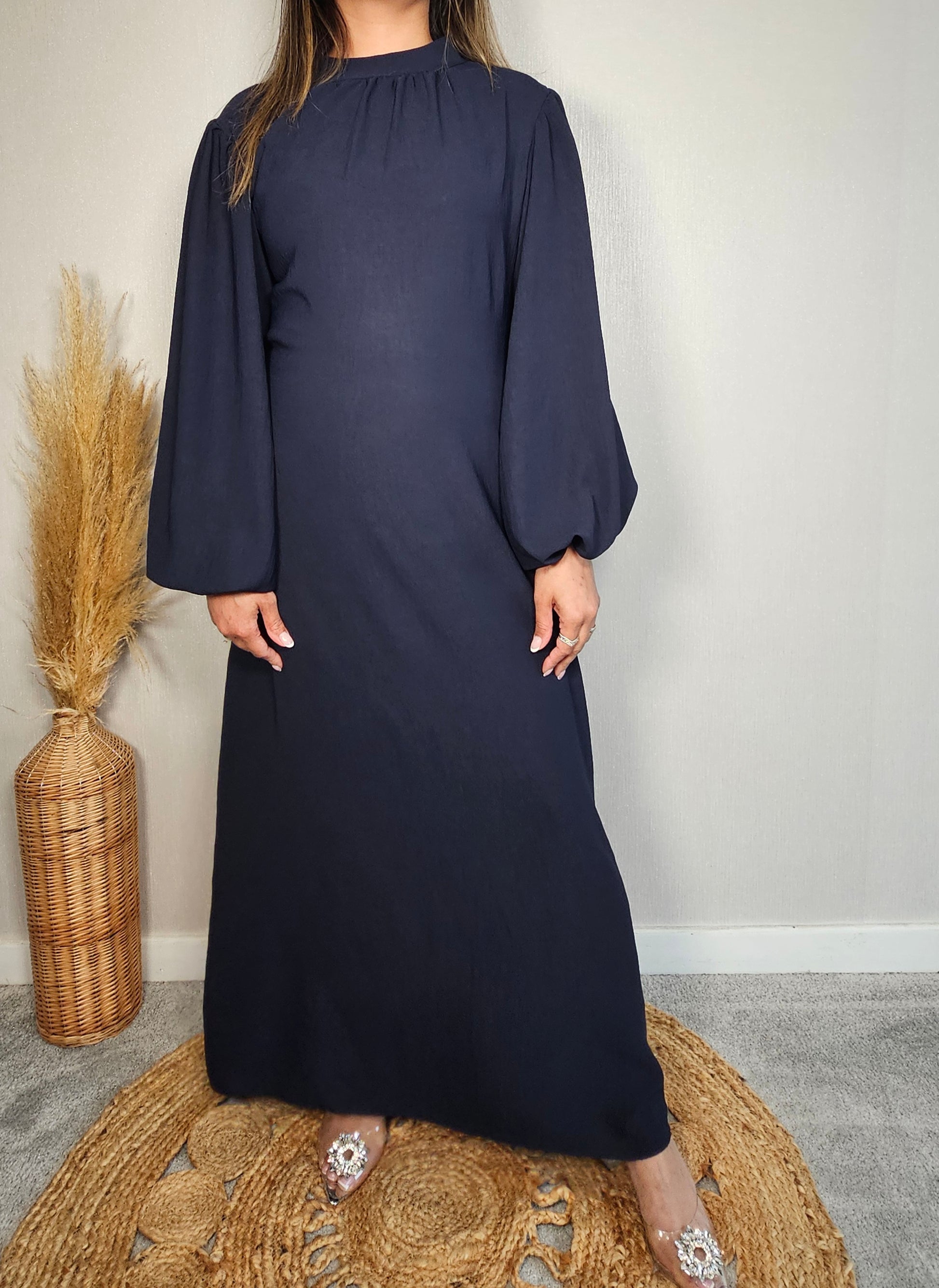 NAVY BLUE MAXI DRESS