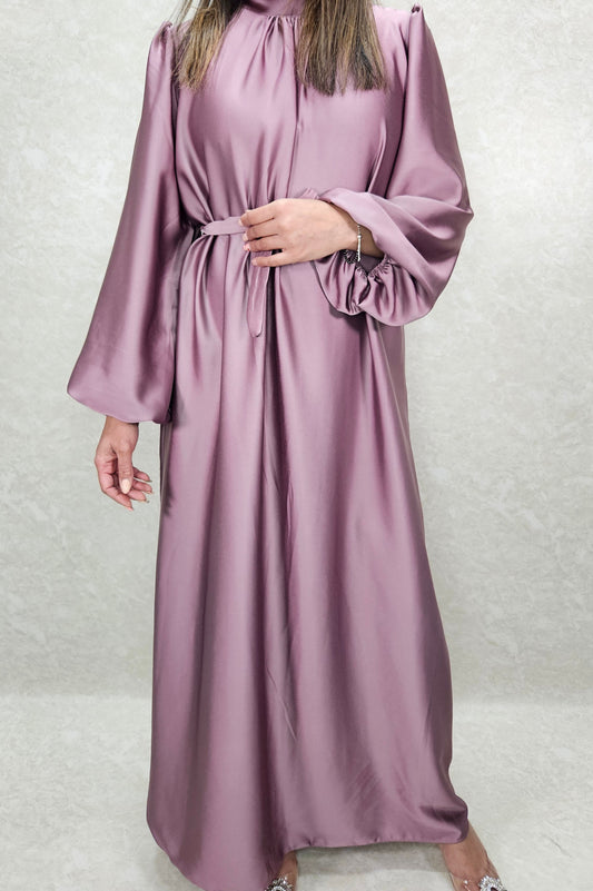 Satin maxi dress