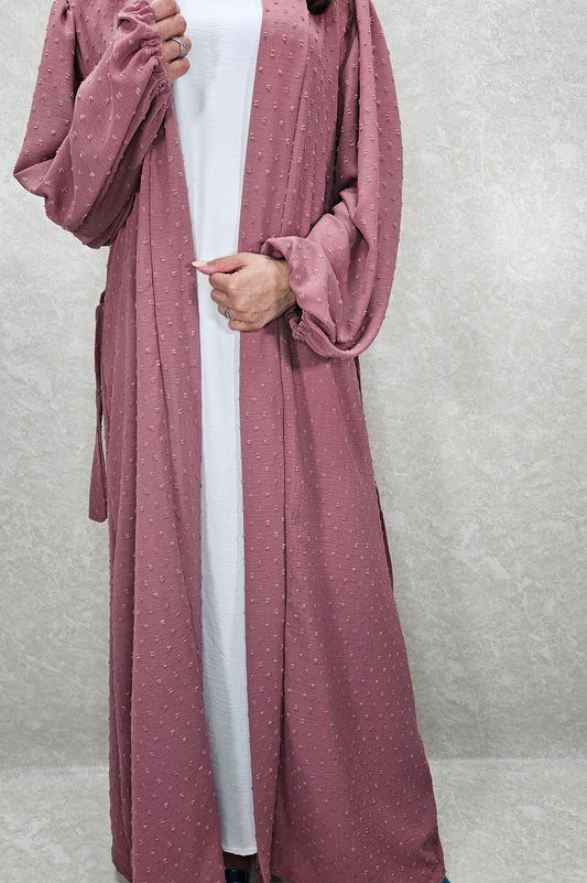 SEREN KIMONO WITH SLIP DRESS PINK