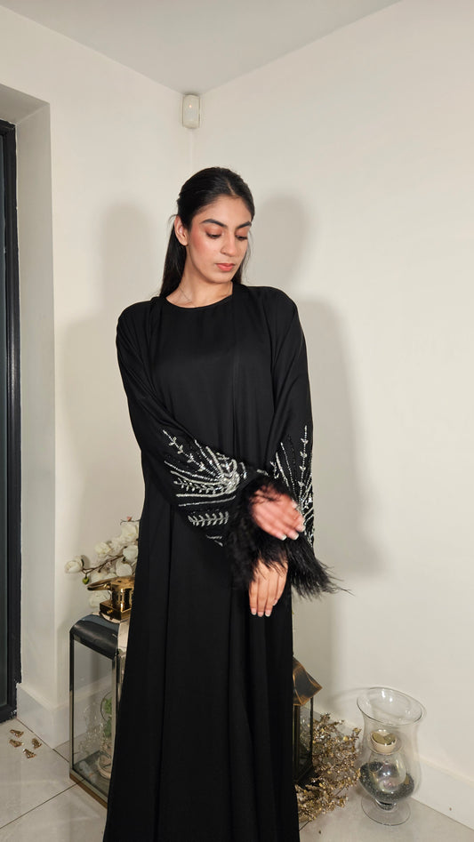 MIRA ABAYA DRESS BLACK