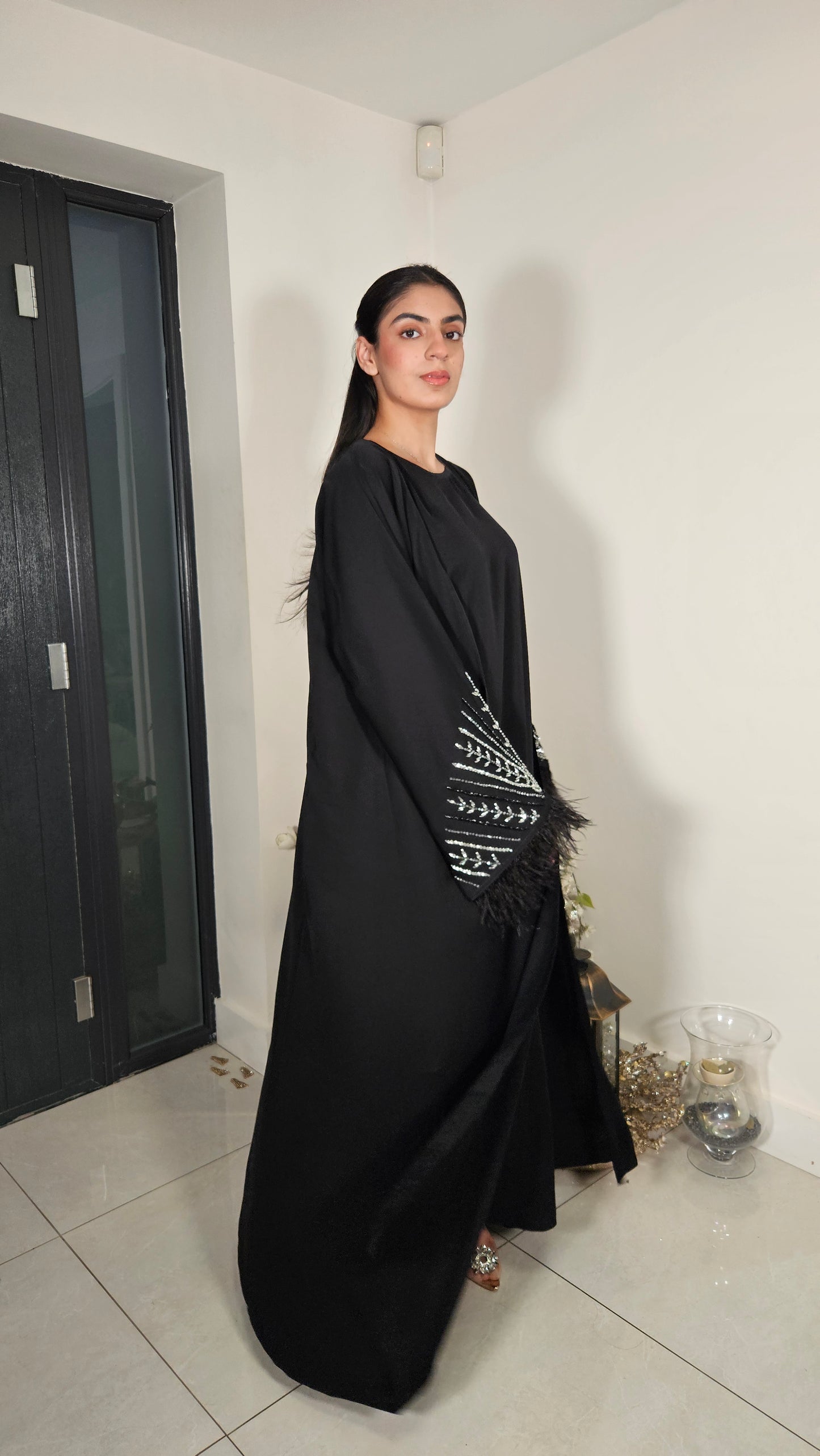 MIRA ABAYA DRESS BLACK