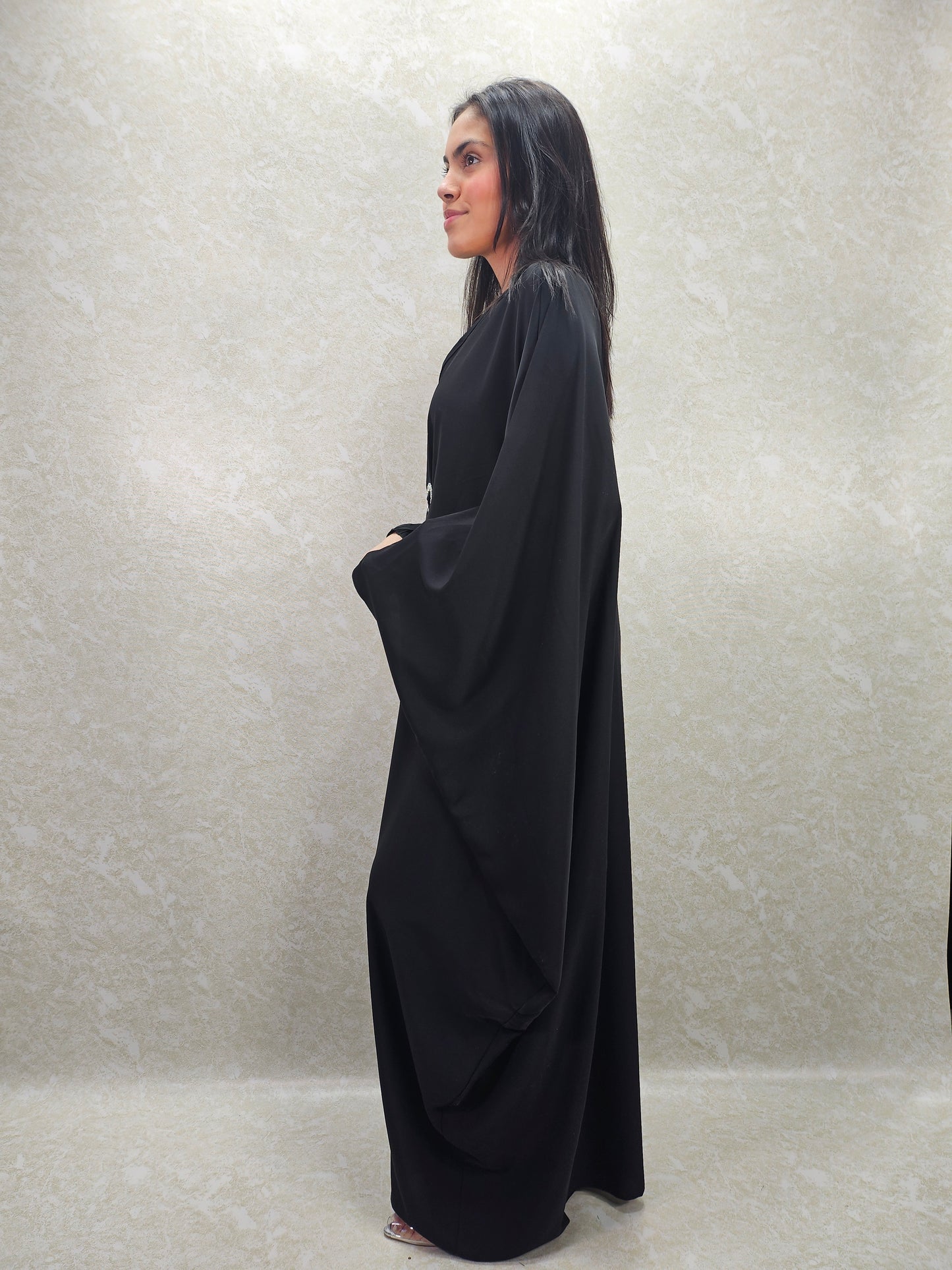 MILIA KAFTAN DRESS BLACK