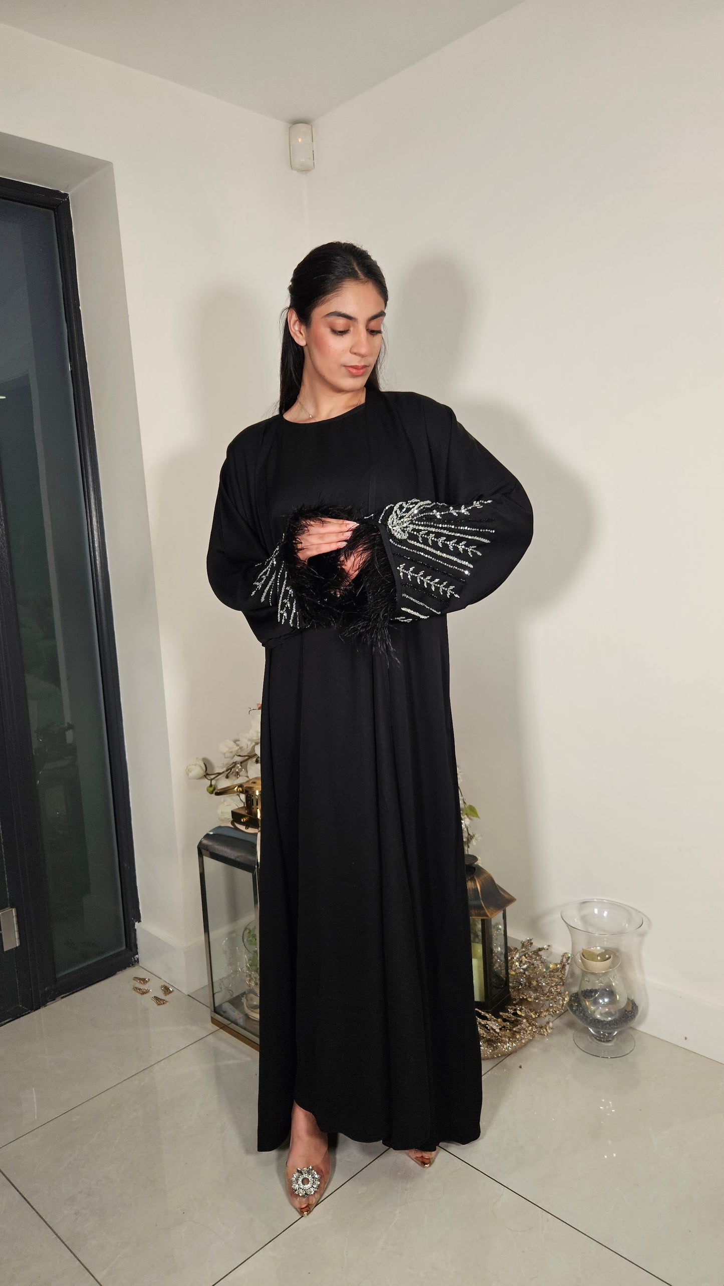 MIRA ABAYA DRESS BLACK