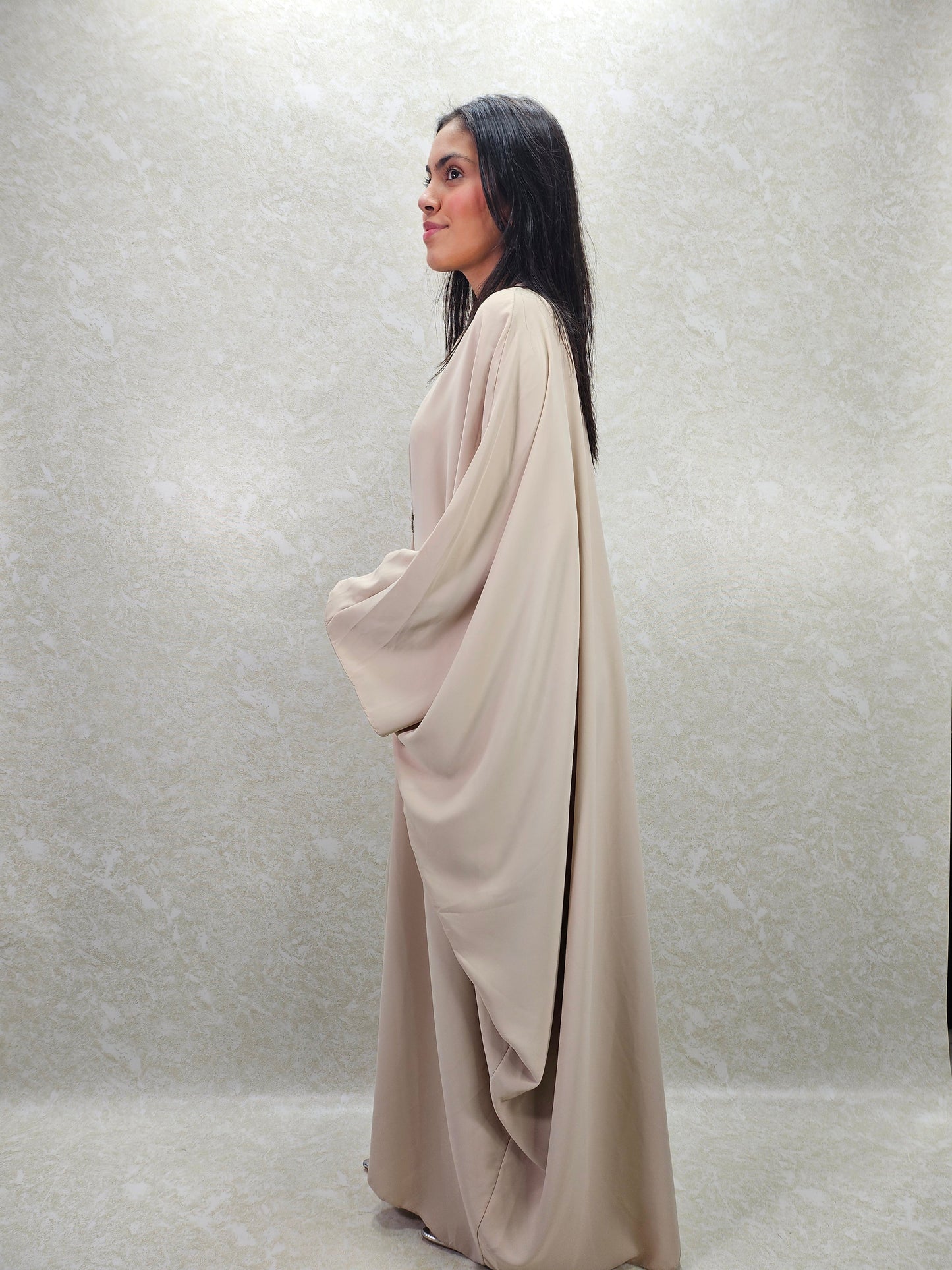 MILIA KAFTAN DRESS CREAM