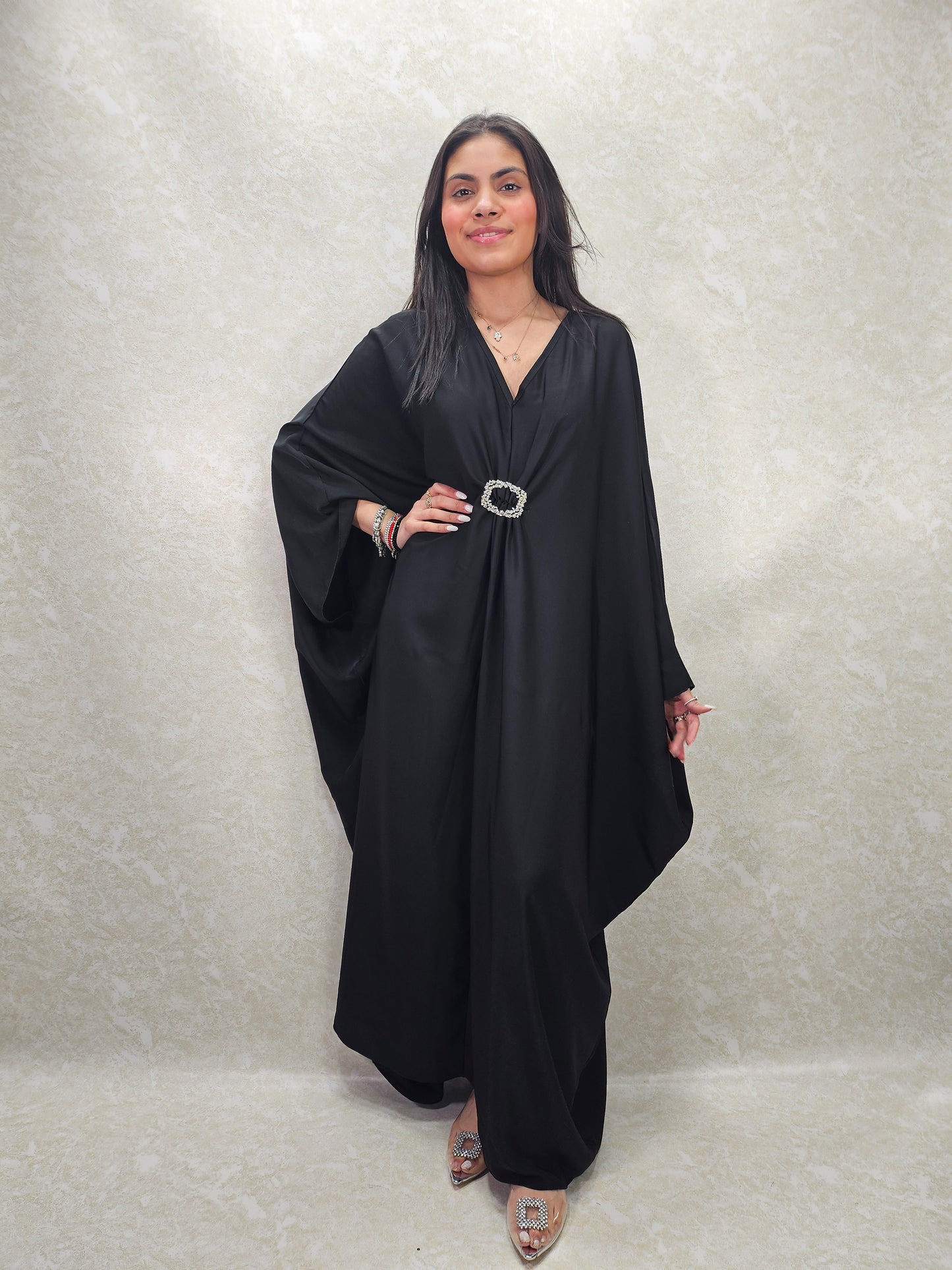 House of dolls modest kaftan Black dress