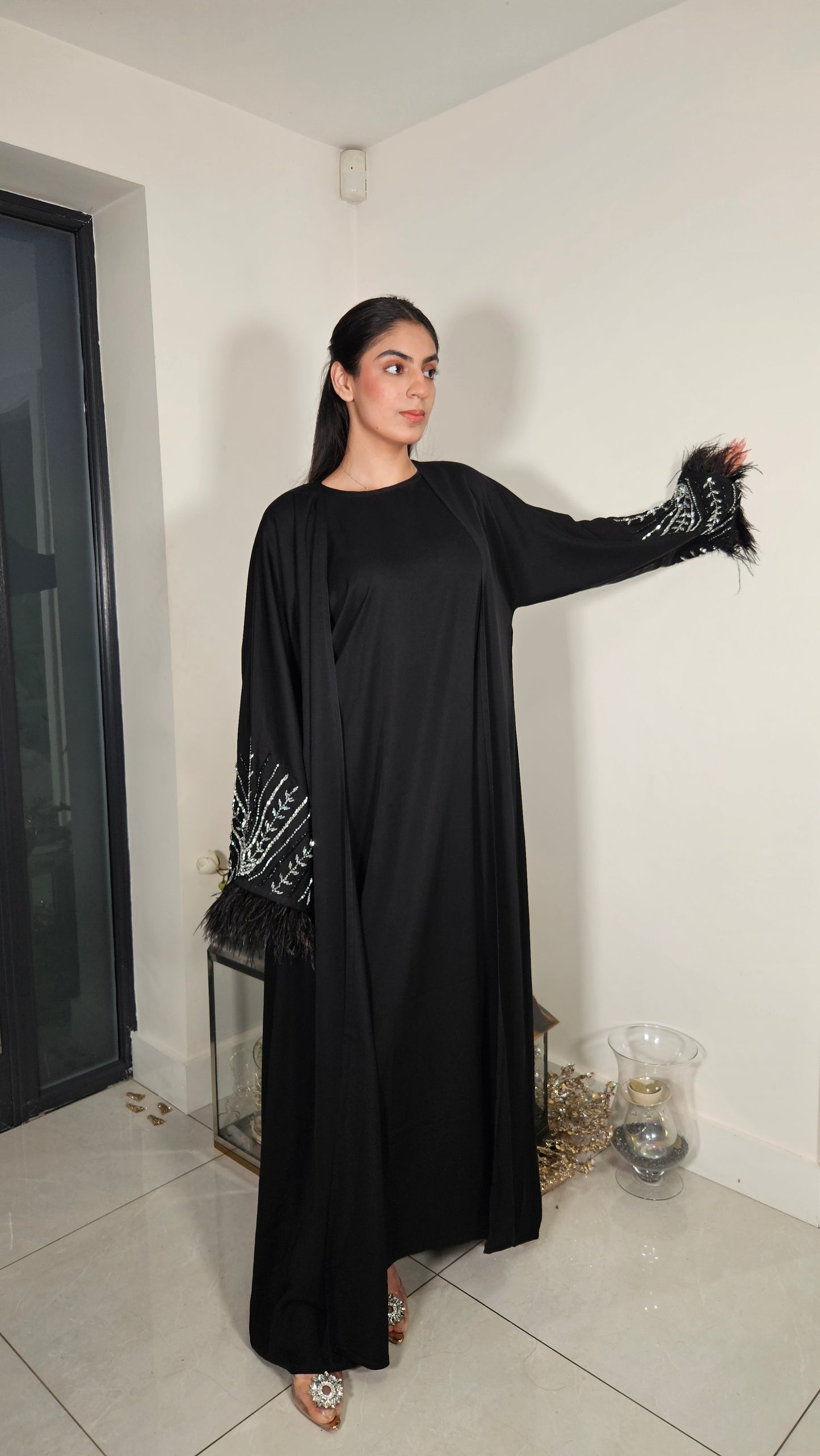 MIRA ABAYA DRESS BLACK